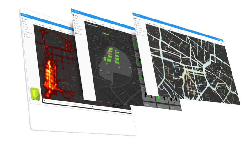 antavi Crowd Analytics Dashboard mit Live-Heatmap der Besucherdichte